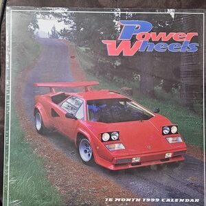 Power Wheels 1999 Calendar with Red Sports Car
